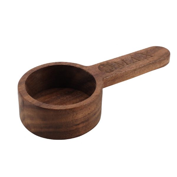 Walnut Short Handle Coffee Bean Measuring Spoon