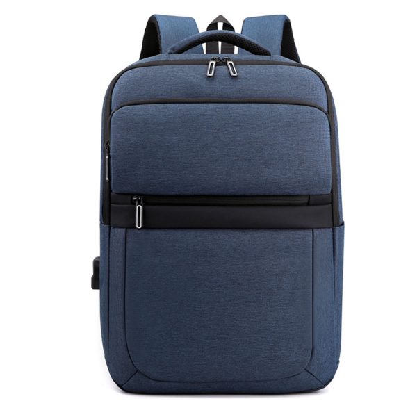 Oxford Travel Backpack With Usb Charging Port