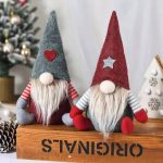 Christmas Faceless Elf Doll Ornament