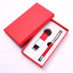 Ballpoint Pen and Key Chain Gift Set