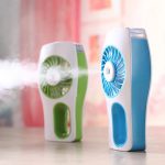 Portable Echargeable Spray Humidification Mini Electric Fan