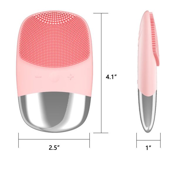 Silicone ultrasonic facial cleanser washing machine