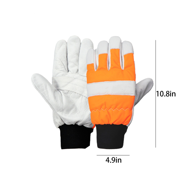 Safety protective genuine leather work gloves