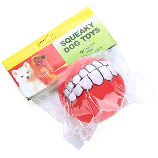 Pet Teeth Balls Dog Squeaky Toys