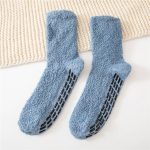 Men's Home Slippers with Grip Socks Non-Slip