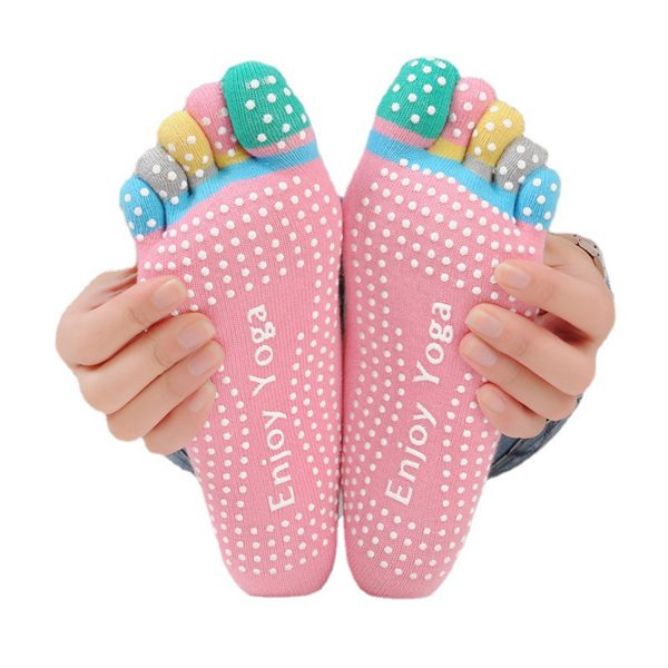 Non-slip Toe 5 Finger Yoga socks