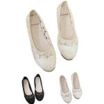 Women Floral Lace Ballet Flats