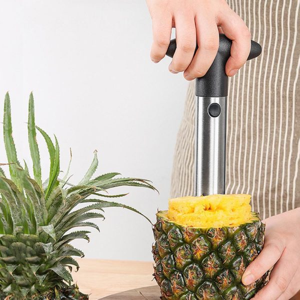 Stainless Steel Fruit Pineapple Peeler Corer Slicer Cutter