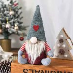 Christmas Faceless Elf Doll Ornament