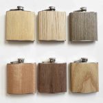 Bamboo Hip Flasks