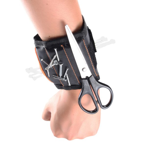 Strong Magnetic Wristband with 2 Pockets