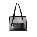 Jelly PVC Tote Bag One Shoulder Large Handbag