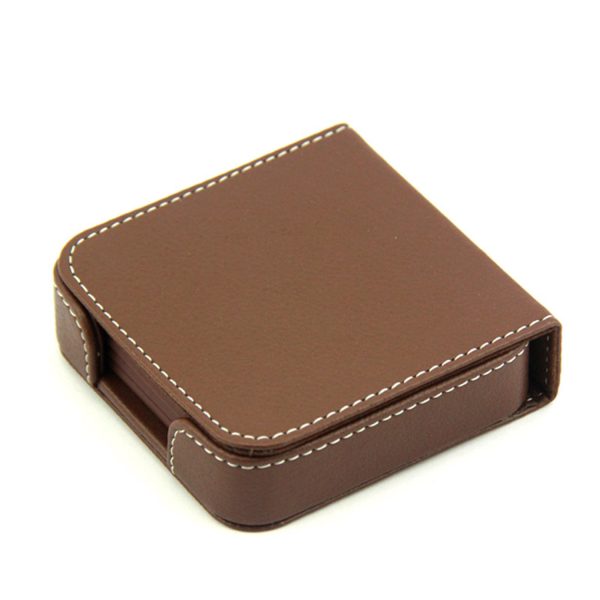 PU Leather Insulated Coaster Set