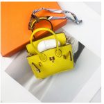 Fashion Mini Lipstick Car Keychain Platinum Pendant Wallet