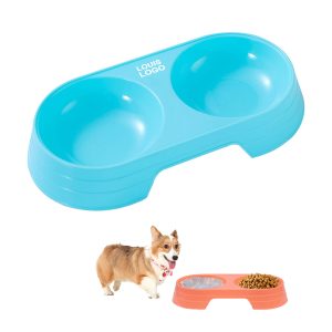 Double Plastics Pet Bowl