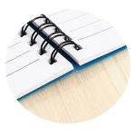 5.5"x7" PP Cover Spiral Notebooks