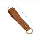 Vintage Imitation Cowhide Key Chains