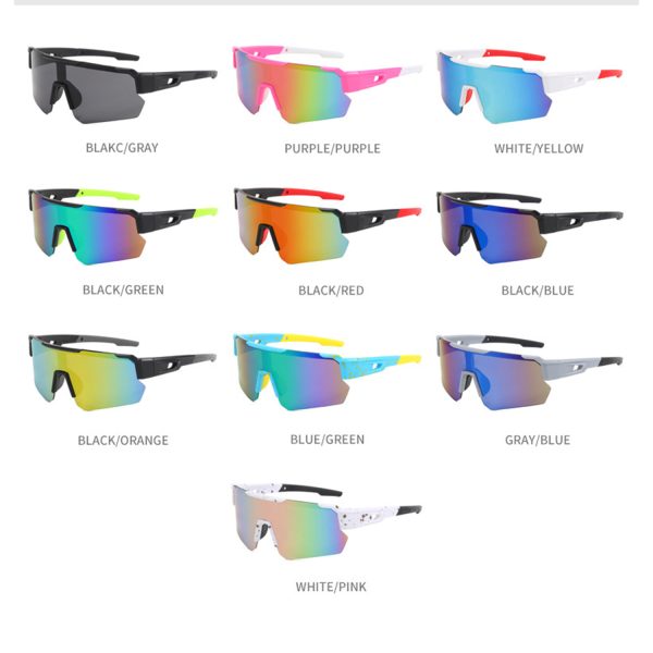 Splash Color Shield Sunglasses