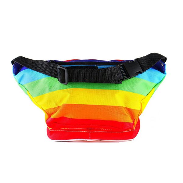 Outdoor Sports Men's Colours Rainbow Waist Fanny Pack