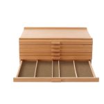 Customized 6-drawer wooden storage box