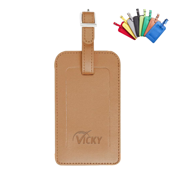 PU Leather Luggage Tag