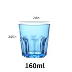 13.5oz Bar KTV Restaurant Plastic Acrylic Octagonal Cup