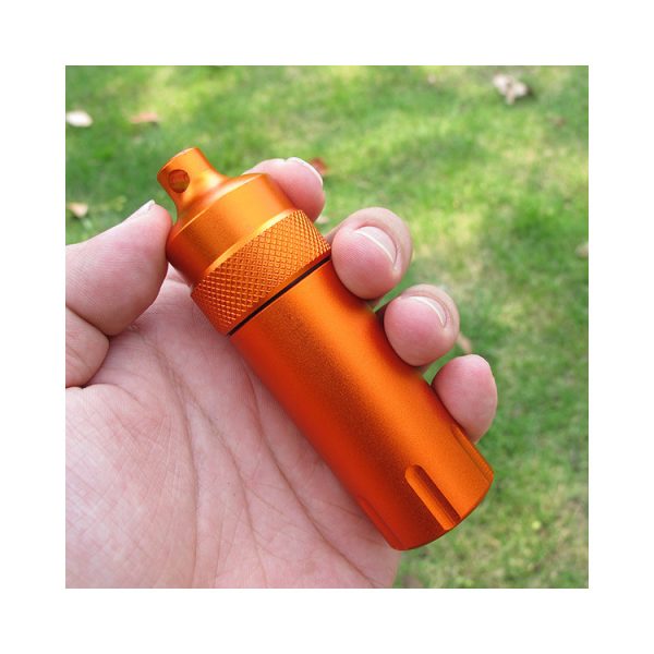 Aluminum Travel Pill Holder