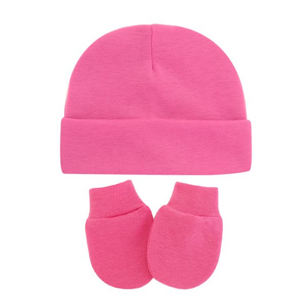 Baby hat glove two-piece set