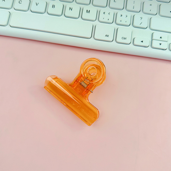 2.5" Color transparent Plastic Clip