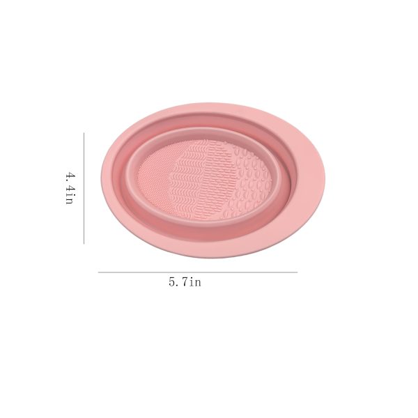 Makeup Brush Beauty Cleaning Tool Silicone Folding Bowl