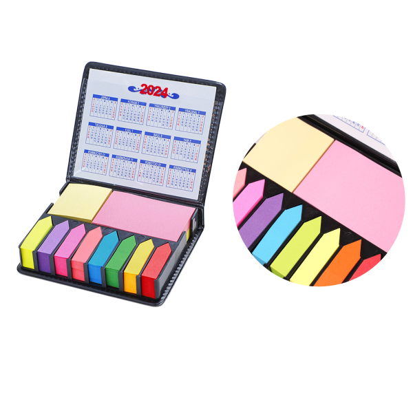 PU Leather Sticky Note Set