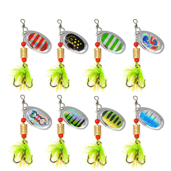 16pcs fishing spinner bait