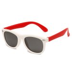 Silicone children's fashionable polarized glasses