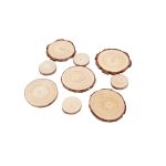 4-4.7 Inch DIY Kids Arts Round Wood Coaster