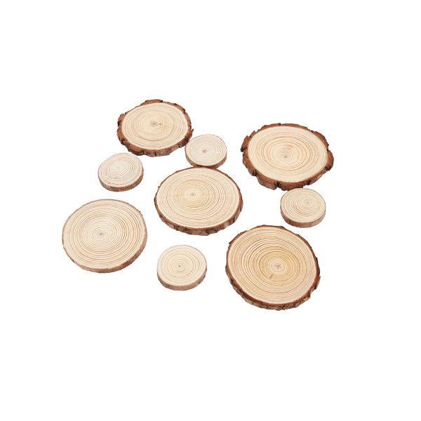 4-4.7 Inch DIY Kids Arts Round Wood Coaster