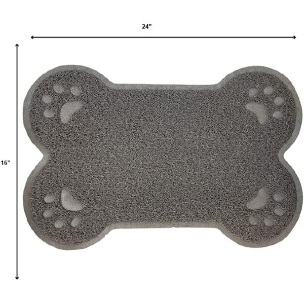 Bone shape PVC non-slip mat