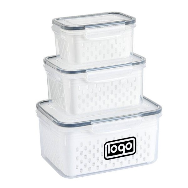 3 Pack Food Storage Containers