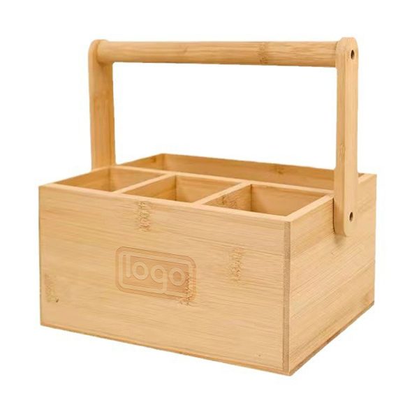 Portable Wooden Basket