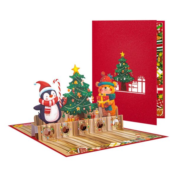 3D Pop Up Christmas Greeting Card