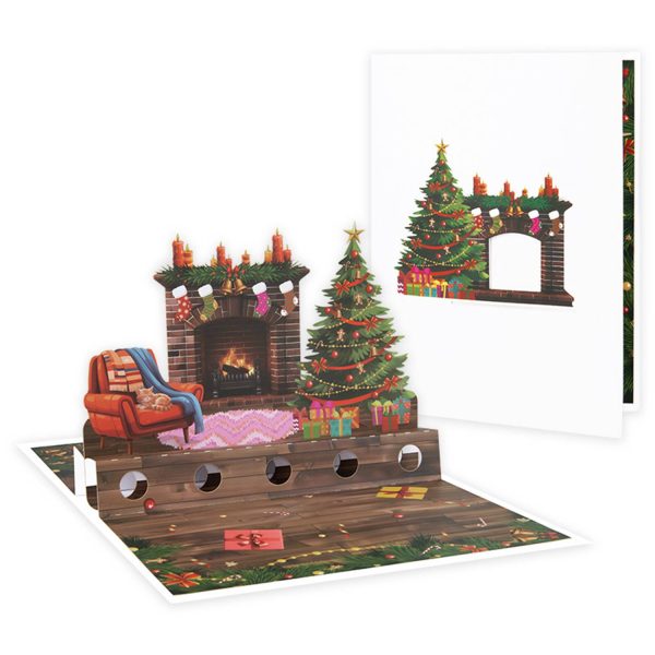 3D Pop Up Christmas Greeting Card