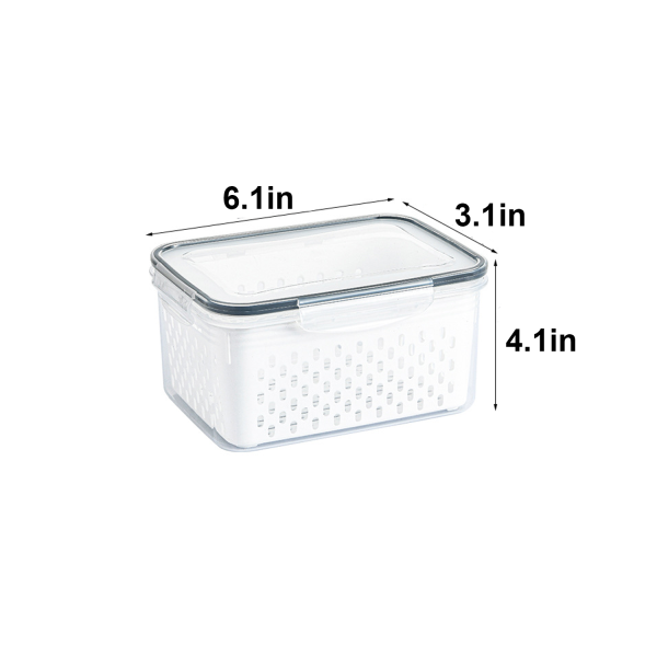 3 Pack Food Storage Containers