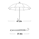 47.2'' Rainbow-covered umbrella