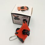 Portable hole opener w/ keychain