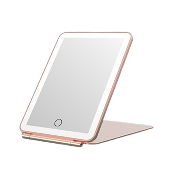 Portable Folding Tricolor Light Led Makeup Mirror