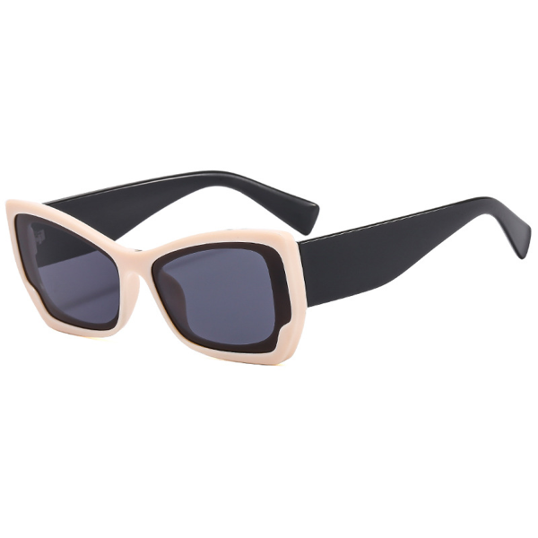 Women Fashion Retro Butterfly Square Frame Sunglasses