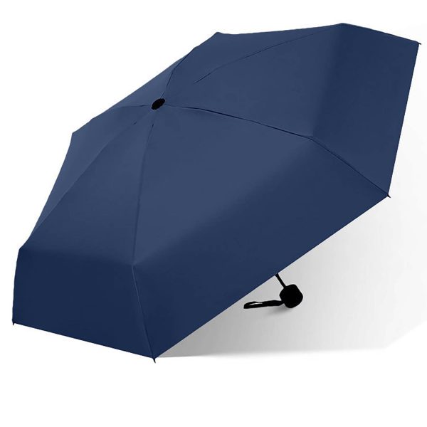 35in Folding Mini Capsule Umbrella W/ Sun Protection