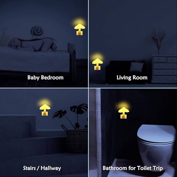 Cartoon Cute Mushroom Smart LED Night Light