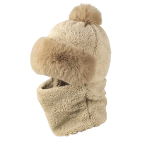 Integrated Beanie Hat and Scarf