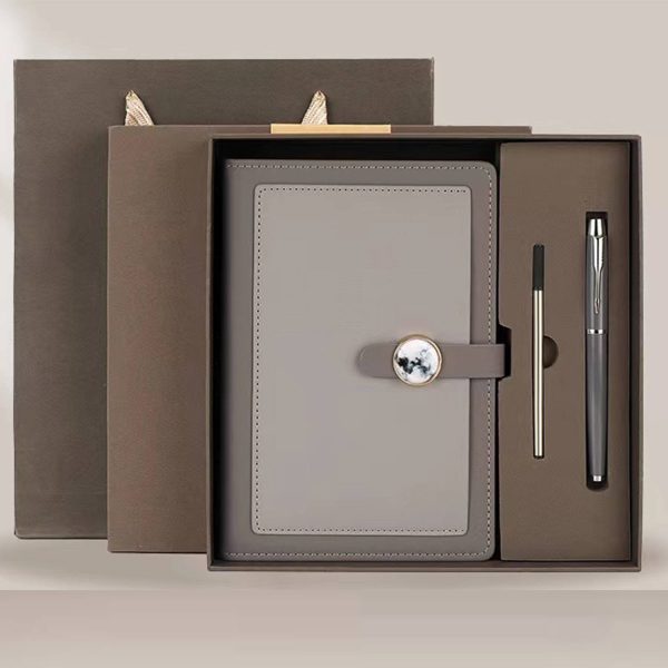 A5 Buckle PU Leather Multi-color Notebook