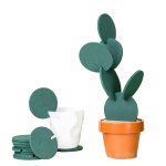 Non-slip Insulated Cactus Coaster
